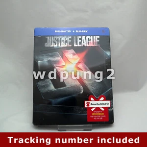 Justice League BLU-RAY 2D & 3D Combo Steelbook - Picture 1 of 5