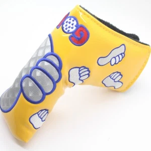 Golf Blade Putter Head Cover Thumbs up Design Magnetic Closure - Picture 1 of 2