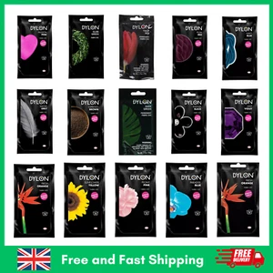 Dylon Hand Dye 50g Sachet Permanent Fabric Dye All Colours Full Range Available - Picture 1 of 30