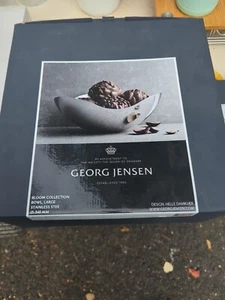 Bloom by Georg Jensen Stainless Steel Mirror Bowl Large - New / Never Used - Picture 1 of 5