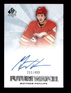 MATTHEW PHILLIPS 2021/22 SP AUTHENTIC FUTURE WATCH AUTO RC #/499 BD6847 - Picture 1 of 1