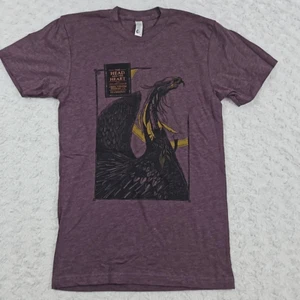 The Head and The Heart Band Tee Womens XS Purple Greek Theater Concert Berkeley - Picture 1 of 6