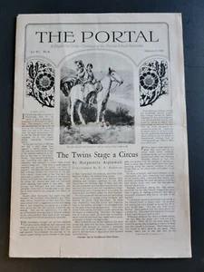 The Portal-Girls Sunday School Vintage 1930 Newspaper-Marguerite Aspinwall Story - Imagen 1 de 5