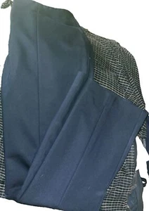 So slimming Chicos size one navy pleated dress pants women’s - Picture 1 of 6