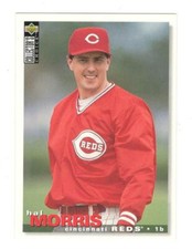 HAL MORRIS Cincinnati Reds 1995 Upper Deck Baseball Card B46