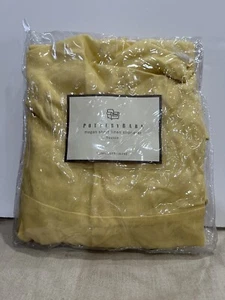 Pottery Barn Megan sunflower yellow Linen Dining chair slipcover imperfect - Picture 1 of 3