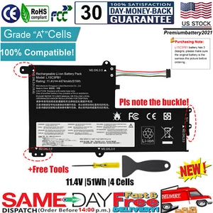 L14L2P21 L14M2P21 Battery for Lenovo IdeaPad 330S-15IKB 330S-14AST L15C3PB1 NEW - Picture 1 of 16
