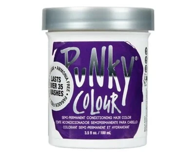 Color de cabello acondicionador semipermanente PUNKY COLOR CIRUELA 3,5 OZ Foto 1 de 4