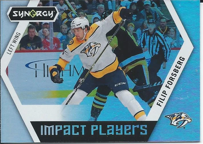 2017-18 Upper Deck Synergy FILIP FORSBERG Impact Players #IP-16 Nashville Preds - Image 1 of 2