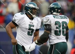 EN587 Brian Westbrook - Donovan McNabb Eagles 8x10 11x14 16x24 24x36 Photo - Picture 1 of 1