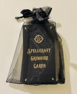 Witch Casket SPELLCRAFT GRIMOIRE CARDS With Gilt Edging - Picture 1 of 4