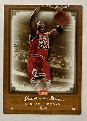 2005-06 Fleer Great Of The Game Michael Jordan #61 47/99 Complete Set 100 Cards - Image 1 of 4