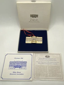 Vintage 1986 White House Historical Association Weihnachtsschmuck mit Box - Bild 1 von 2