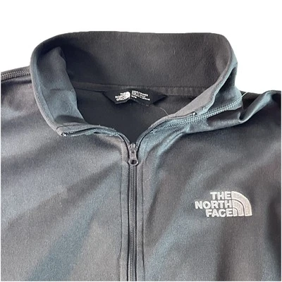 The North Face Mens 1/4 Zip Pullover Fleece Jacket Gray Size M - Image 1 of 4