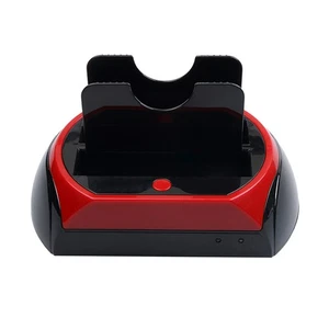 HDD Docking Station Dual USB 2.0 2.5in 3.5in IDE External HDD Box Hard NEW - Afbeelding 1 van 5