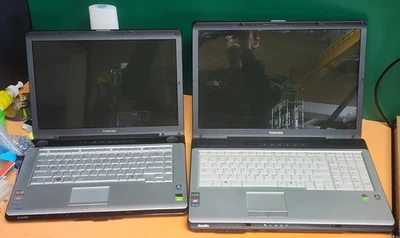 2 Vintage Toshiba Laptops! - Satellite A215-S7437 + P205D-S7802 - Read! - Image 1 of 4