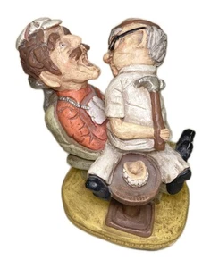 Lauren Marems Dentist Chalkware Figurine Dental Chair Patient Dentistry Art - Picture 1 of 8