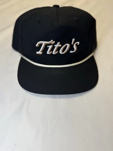 William Murray x Tito's Texas Icons Cuerda SnapBack Sombrero Para Hombre Negro Golf Vodka - Imagen 1 de 4