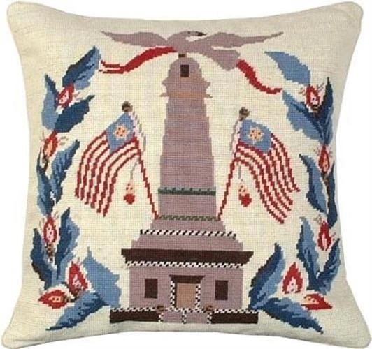 Vintage Williamsburg Quilt Pillow | Baltimore Editions - Image 1 of 1