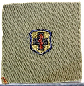 US Air Force Basic Enlisted Medical Badge Insignia OD Subdued Fatigue Patch - Picture 1 of 1