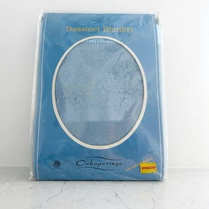 NEW Onkaparinga Blue Bassinet Wool Blanket - Picture 1 of 5