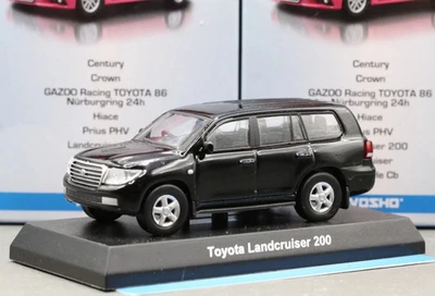 Kyosho 1/64 Toyota коллекции 2 Toyota Land Cruiser 200 (J200) 2007 черный - Изображение 1 из 4