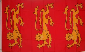NEU 3ftx5 KÖNIG RICHARD I VEREINIGTES KÖNIGREICH BANNER FLAGGE KÖNIGSFLAGGEN - Bild 1 von 2