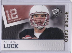 ANDREW LUCK ROOKIE CARD Stanford Cardinals NCAA COLLEGE FOOTBALL RC 2012 Colts! - Bild 1 von 2
