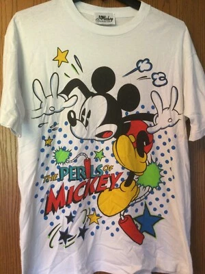 Mickey Mouse - “The Perils Of Mickey” - White Shirt - (Mickey By Jerry Leigh) - Image 1 of 3