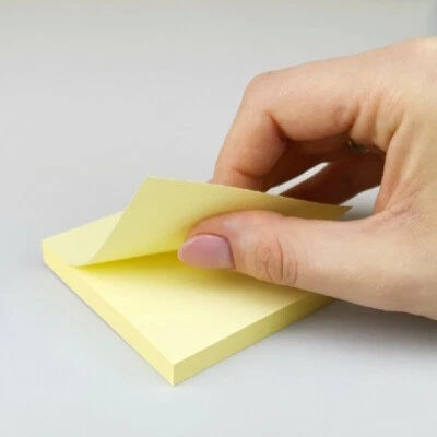 10 x 100 Stück Haftnotizen 76 x 76 mm gelb Klebezettel Post Notes Notizblock - Bild 1 von 4