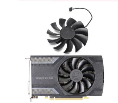 Cooling  Fan For EVGA GeForce GTX 1060 ITX 960 950 Replace GAMING  Video Card - Image 1 of 4