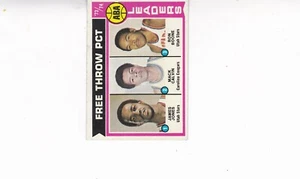 1974-1975 Topps Basketball #210 ABA '73-74 Free Throw Pct Leaders Mack Calvin - Picture 1 of 1