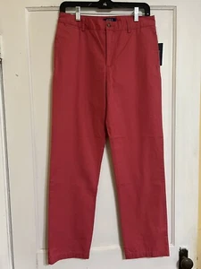 Polo Ralph Lauren Nantucket Red Cranberry Chinos - NWT - Boys Size 18 - Picture 1 of 8