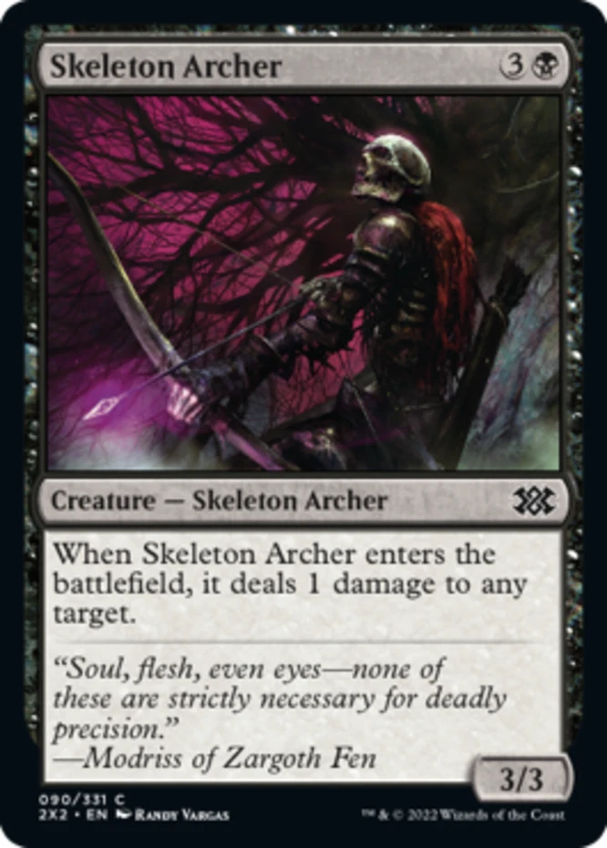 x1 Skeleton Archer - Double Masters 2022 - NM - MTG - Image 1 of 1