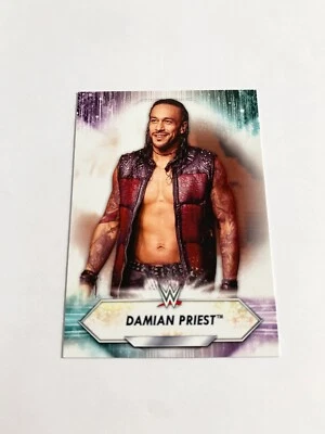 Damian Priest 2021 Topps WWE Base Card # 104 - Image 1 of 2