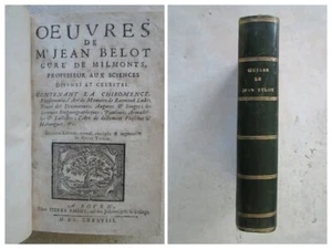 OEUVRES DE JEAN BELOT : CHIROMENCE, PHYSIONOMIE, DIVINATIONS, 1688. - Picture 1 of 24