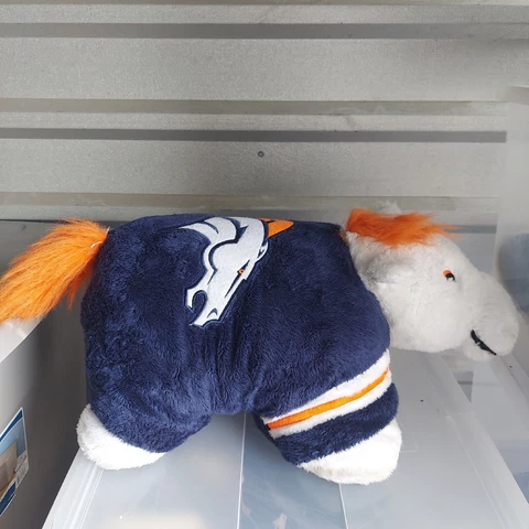 Denver Broncos Large 18" Mascot Pillow Pet - NFL Cover
