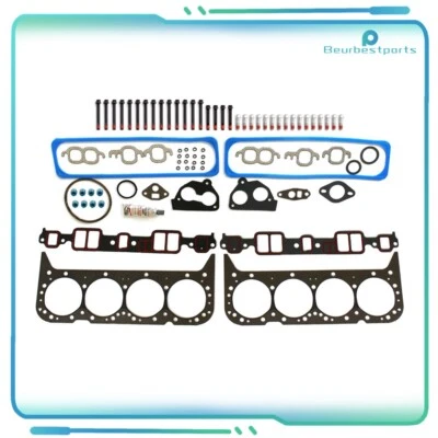 Juego de tornillos de junta de culata 1988-1995 para Chevrolet C1500 5,7 L 350CID V8 OHV VIN Foto 1 de 4