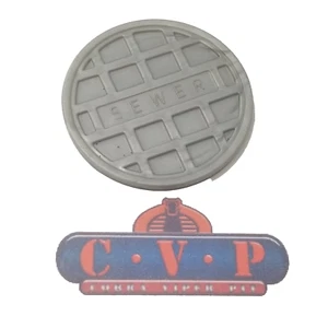 TMNT | Lanzador de tapa de alcantarillado | Tapa de alcantarillado | Accesorio | Playmate | 2004 - Imagen 1 de 1