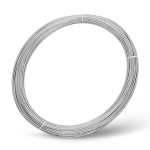 Galvanized Solid Wire 9GAx50, 12GAx100, 14GAx100,  16GAx200 Silver. HIGH QUALITY - Picture 1 of 10
