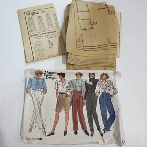 Vogue Muster 1649 Größe 6 8 10 Basic Design Misses Hose Shorts gebraucht - Bild 1 von 9