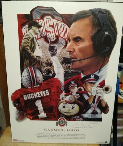 OHIO STATE Laminated CARMEN OHIO COLLAGE 24x18 POSTER 2004 Cover