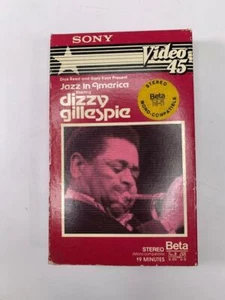 Vintage Beta Jazz In America DIZZY GILLESPIE Sony Dick Reed & Gary Keys Present - Imagen 1 de 4
