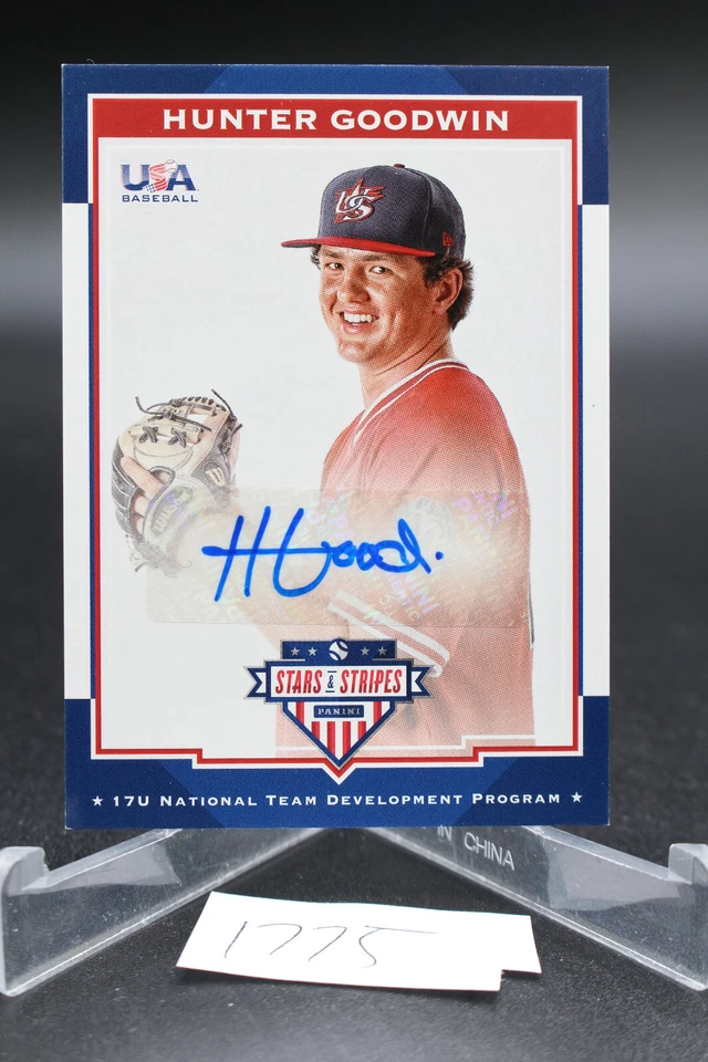2017 USA Stars & Stripes 17U Signatures #25 Hunter Goodwin /399 - Image 1 of 2