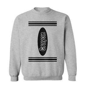 Crayon Costume - Arts And Crafts Artwork Chalk Pencil Toddler Crewneck Sweater - Picture 1 of 5