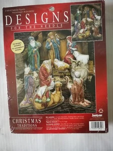 Janlynn Nativity Figures Christmas traditions Counted Cross Stitch Kit #3198-42 - Picture 1 of 4