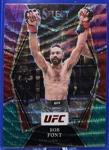 2022 Panini Select UFC Rob Font #122 Premier Level Tri-Color Prizm SP - Picture 1 of 2