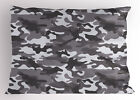 Camouflage Pillow Sham Decorative Pillowcase 3 Sizes Bedroom Decor Ambesonne