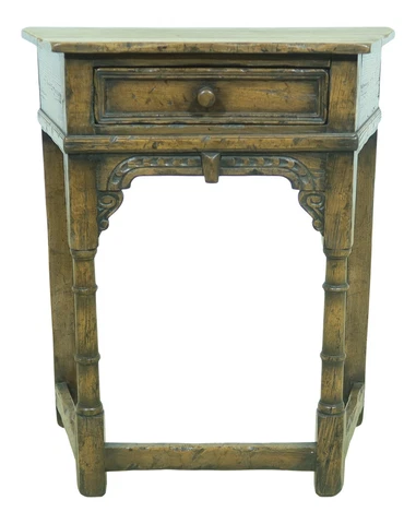 52897EC: TROUVAILLES English Tudor Style Console Table Cover