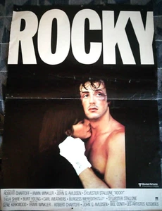 1976 - ROCKY NO. 1 - Actor SYLVESTER STALLONE - French Film Manifesto... - Picture 1 of 1
